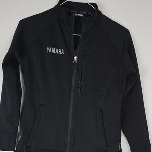 Yamaha Womens Black Zip-Up Jacket